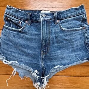 Abercrombie & Fitch Blue Jean Shorts